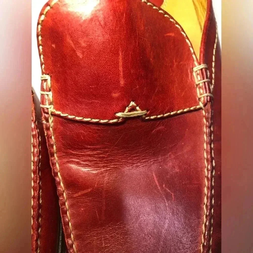 Cole Haan Women Shoe Red Mule Slide Flat Pre Owned 7.5 (see photos). - Picture 12 of 14